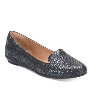 Sofft Belden Glitter Smoking Ballet Flats Leather Sparkle Party Shoes Glam 6